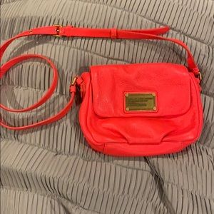 Marc by Marc Jacobs Hot Pink Leather Crossbody Bag